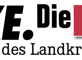 Die Grafik zeigt das Logo der Fraktion Die Linke-Die Partei im Kreistag Teltow-Fläming.